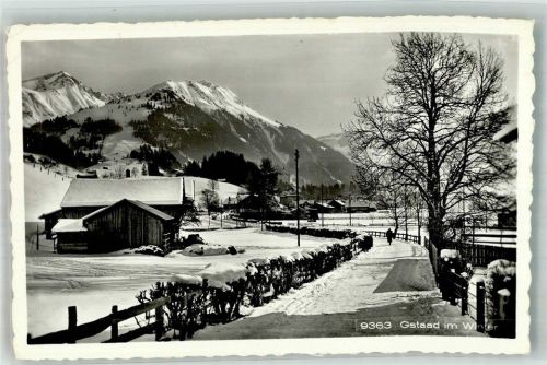 3780 Gstaad 1961 Winter Luftpost