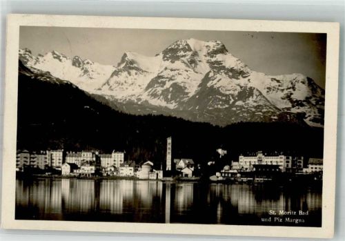 7500 St. Moritz 1931 Foto AK Piz Margna