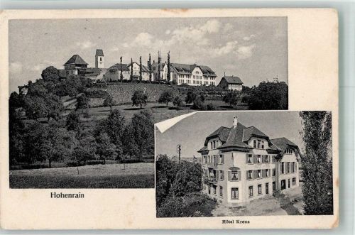 6276 Hohenrain 1911 Gebrauchsspuren Hotel Kreuz