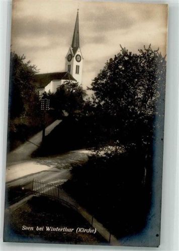 8400 Seen Foto AK Kirche