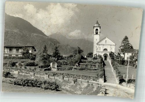 6673 Maggia 1960 Foto AK Kirche