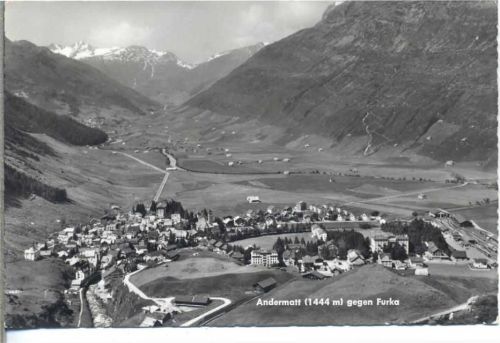 1959 - Andermatt gegen/towards Furka,Karl Engelberger