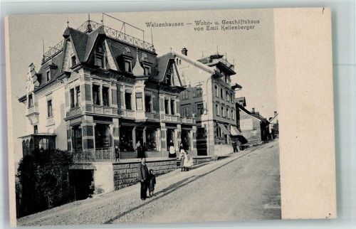 9428 Walzenhausen Foto AK Handlung und Wohnhaus Kellenberger