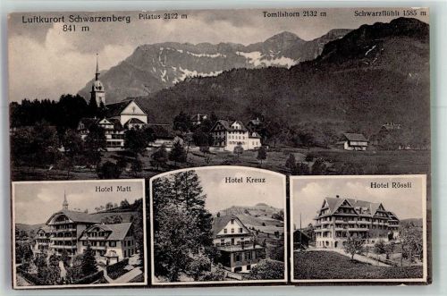 6103 Schwarzenberg LU Gebrauchsspuren Hotel Matt kreuz Rössli