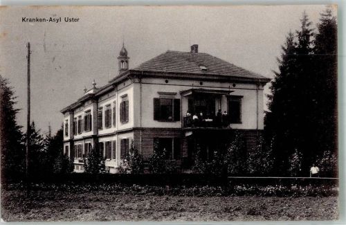 8610 Uster 1919 Foto AK Krankenhaus Asyl