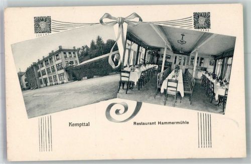 8307 Oberkempttal Effretikon Foto AK Gasthaus Hammermühle Kempttal