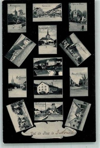 2000 Neuchâtel Neuenburg 1905 Foto AK Bahnpost Zug 15 Nr. 10 Val de Ruz