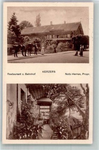 3210 Kerzers Foto AK Feldpost Bataillon 20 Gasthaus zum Bahnhof