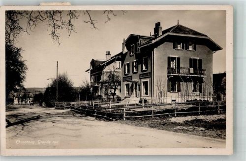 1373 Chavornay 1932 Foto AK Grande Rue