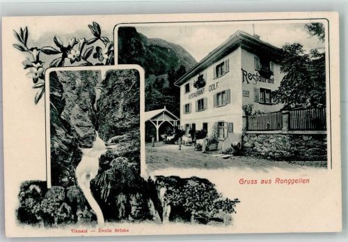 7430 Rongellen Foto AK Gasthaus Dolf