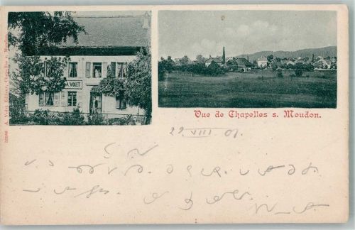 1510 Moudon 1901 Foto AK Feldpost Elite Bataillon 7