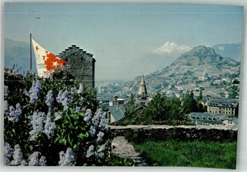 1950 Sion Sitten 1987 Foto AK