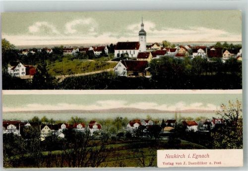 9315 Neukirch Egnach 1908 Foto AK Kirche