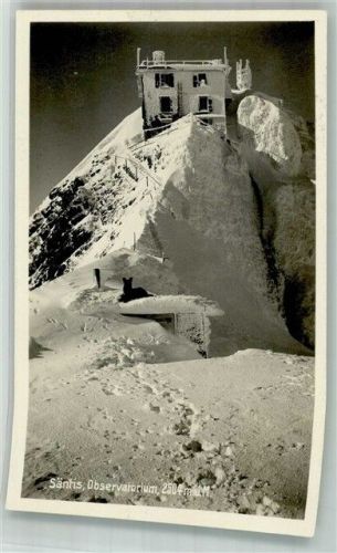 Säntis 1927 Winter Wetterstation