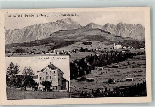 9633 Hemberg 1919 Foto AK Pension Sennhauser