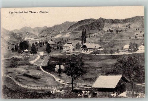 3623 Teuffenthal b. Thun Foto AK Obertal