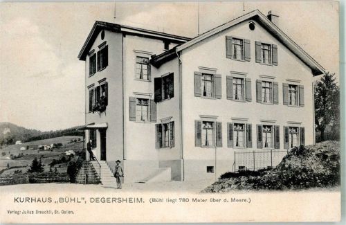 9113 Degersheim 1909 Foto AK Hotel Kurhaus Bühl
