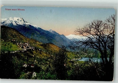 6634 Brione Verzasca 1918 Foto AK