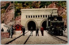 Simplon Berg - Simplon-Tunnel Eisenbahn