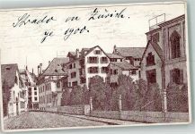 8000 Zürich 1900 Radierung St. Annagasse Kapelle sign. Ringger, R.