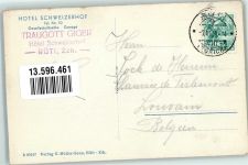 8630 Rüti ZH 1938 Foto AK Hotel Schweizerhof