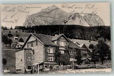 9658 Wildhaus 1908 Foto AK Pension Forrer Rösliwies Wildhaus