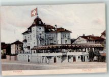 6280 Hochdorf 1907 Foto AK Hotel Post