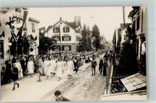 8620 Wetzikon ZH Foto AK Ort handschriftlich historischer Umzug