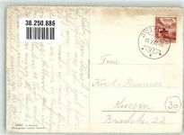 5315 Böttstein 1948 Foto AK Schloss Kirche kapelle