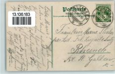 Zofingen Hirschpark AK Zoo 1907