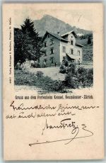 8000 Zürich 1935 Foto AK Pension Ferienheim Kennl Neumünster