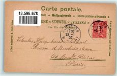 2300 La Chaux-de-Fonds 1907 Gebrauchsspuren Marktszene Kirche Rue Leopold Robert Bel-Air Lithographie