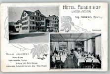 Unterägeri Postauto Hotel Aegerihof Postkutsche Schweiz 1908 Foto AK