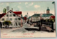 9200 Gossau SG 1908 Foto AK Gasthaus zum Tiger