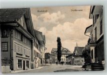6280 Hochdorf 1918 Foto AK Dorfstrasse