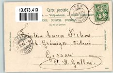 8630 Rüti ZH 1903 Foto AK Villa Weber Sequin Honegger Hess