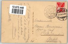 Mollis Bahnhof Nafels Eisenbahn Bahnhof Schweiz 1913 Foto AK