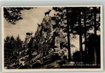 St. Gallen S. Gallo Steinbockfelsen im Wildpark Peter u. Paul Steinböcke Zoo