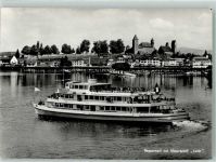 Rapperswil Jona Motorschiff Linth auf dem Zürichsee Photoglob 2444 Binnenschiff Foto AK