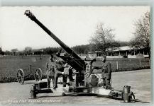 7,5 cm Flugabwehrgeschütz in Position Militär Schweiz