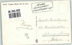6900 Lugano Foto AK Nachtaufnahme