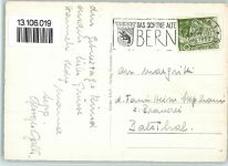 Bern Berne Tierpark Dählhölzli - Kinderspielplatz - Pony-Reiten, Eselkutsche Zoo 1952