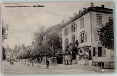 8280 Kreuzlingen 1928 Foto AK Cafe Hauptstrasse Bahnpost Zug 3260