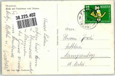 Thun Passagierdampfer vor Faulensee und Niesen Fotograf Beer Binnenschiff Foto AK
