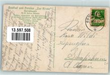8737 Gommiswald 1927 Foto AK Auto Cabrio Pension Gasthaus zur Krone