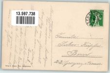 Oberwald im Emmental 1916 Foto AK Wein - Glas mit Spruch