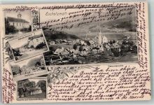 6182 Escholzmatt 1904 Foto AK Dorfplatz Kirche Bahnhofstrasse Kapelle Schwendelberg