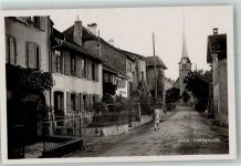 2016 Cortaillod 1932 Foto AK Straße Kirche