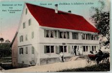 8909 Zwillikon Foto AK Gasthaus zur Post