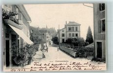 2036 Cormondrèche 1902 Foto AK Straßenansicht